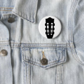 Akustikgitarre-Kopf-Knopf-Abzeichen Button (Beispiel)