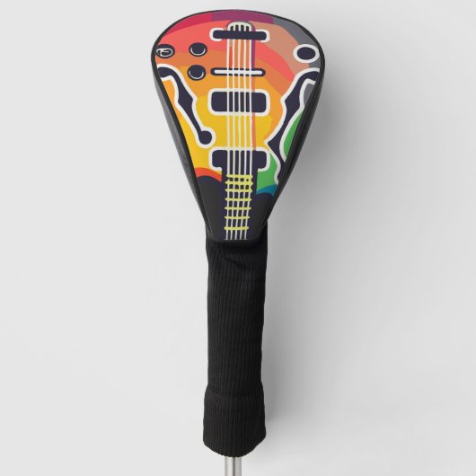 Akustikgitarre-Kopfbedeckung Golf Headcover (Vorderseite)