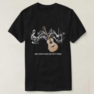 Akustikgitarre-Land-Gitarren-T-Shirts T-Shirt