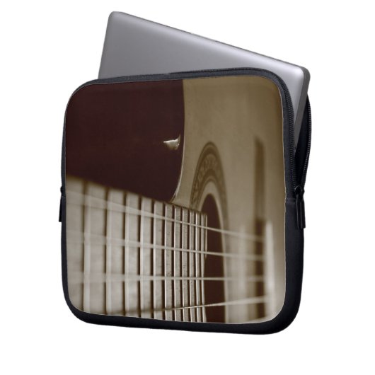 Akustikgitarre Laptopschutzhülle (Vorderseite Links)