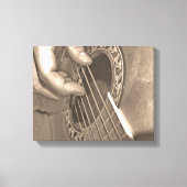 Akustikgitarre Leinwanddruck (Vorderseite)