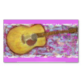 Akustikgitarre Magnetische Visitenkarte (Vorderseite)