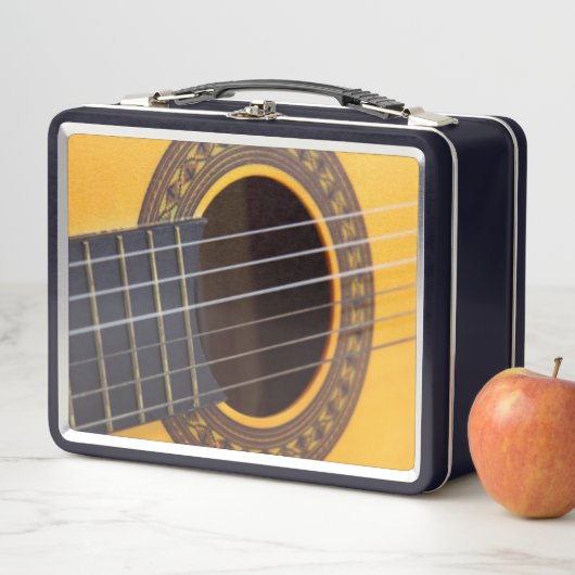 Akustikgitarre Metall Lunch Box (Beispiel)