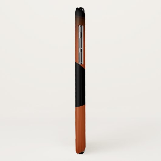 Akustikgitarre-Monogramm iPhone X Fall Case-Mate iPhone Hülle (Hinten/Links)