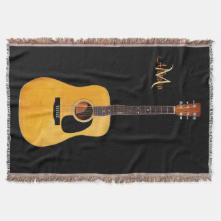 Akustikgitarre-Monogramm-Musik Decke