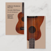 Akustikgitarre-Musik Visitenkarte (Vorne/Hinten)