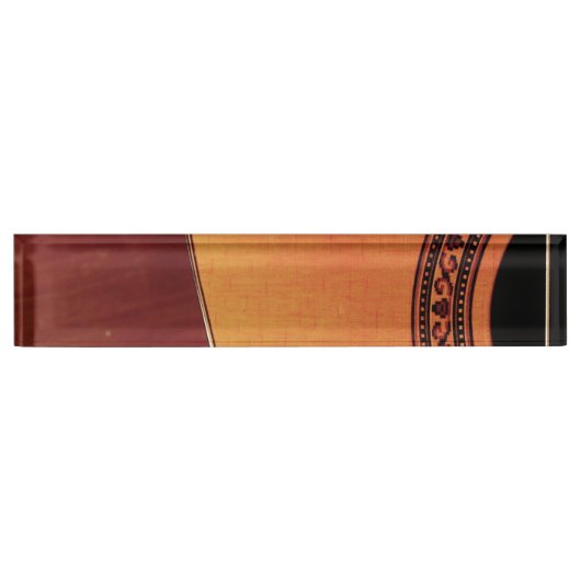 Akustikgitarre Namensplakette (Vorderseite)