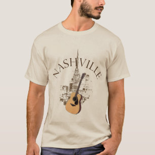 Akustikgitarre Nashvilles T-Shirt
