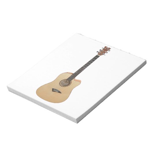 Akustikgitarre Notizblock (Rotiert)