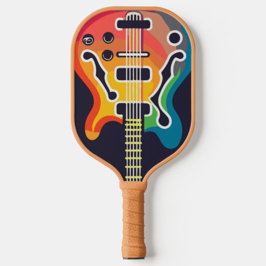 Akustikgitarre Pickleball Schläger (Vorderseite)