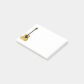 Akustikgitarre Post-it Klebezettel (angewinkelt)