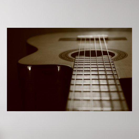 Akustikgitarre Poster (Vorne)