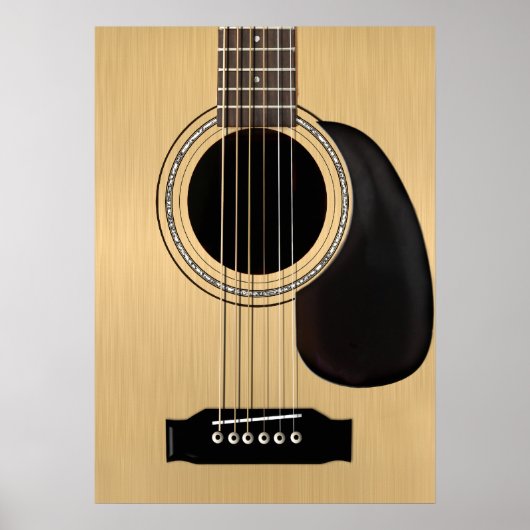 Akustikgitarre Poster (Vorne)