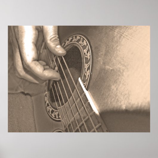 Akustikgitarre Poster (Vorne)