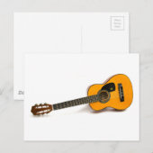 Akustikgitarre Postkarte (Vorne/Hinten)