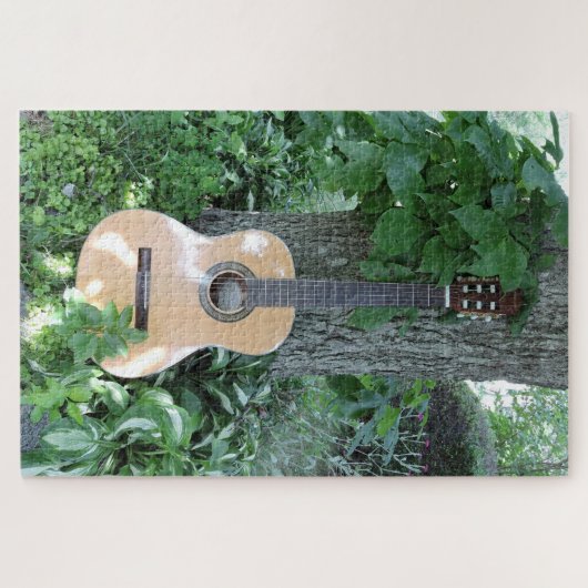 Akustikgitarre Puzzle (Horizontal)