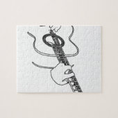 Akustikgitarre Puzzle (Horizontal)