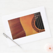 Akustikgitarre Rechteckiger Aufkleber (Umschlag)