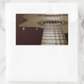 Akustikgitarre Rechteckiger Aufkleber (Tasche)