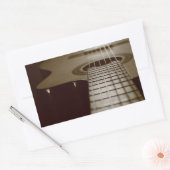 Akustikgitarre Rechteckiger Aufkleber (Umschlag)