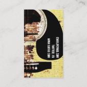 Akustikgitarre-Schmutz-Visitenkarte Visitenkarte (Rückseite)