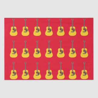 Akustikgitarre Seidenpapier