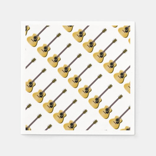 Akustikgitarre Serviette (Vorderseite)