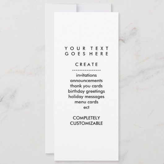 Akustikgitarre-Silhouette Einladung (Rückseite)