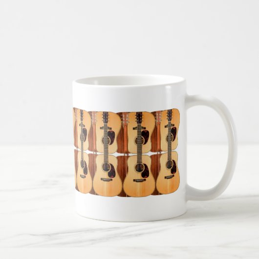 Akustikgitarre-Tasse Kaffeetasse (Rechts)