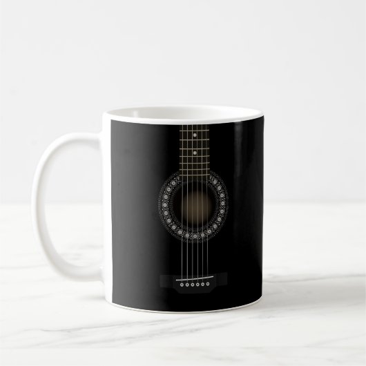 Akustikgitarre-Tasse Kaffeetasse (Links)