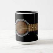 Akustikgitarre-Tasse - Mongram Tasse (Zentrum)