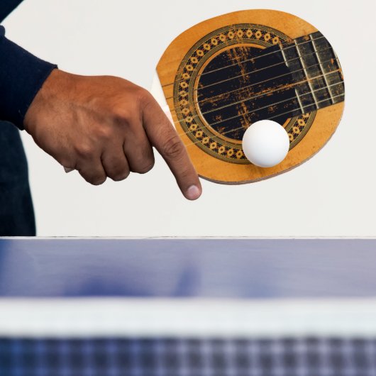 Akustikgitarre Tischtennis Schläger (InSitu)