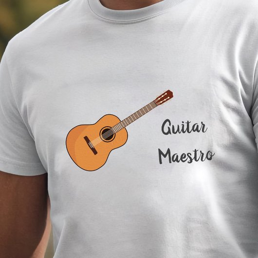 Akustikgitarre Tri-Blend Shirt