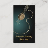 Akustikgitarre Visitenkarte (Vorderseite)