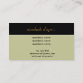 Akustikgitarre Visitenkarte (Rückseite)