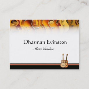 Akustikgitarre-Visitenkarte Visitenkarte