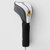 Akustikgitarren-Design Golf Headcover (angewinkelt)
