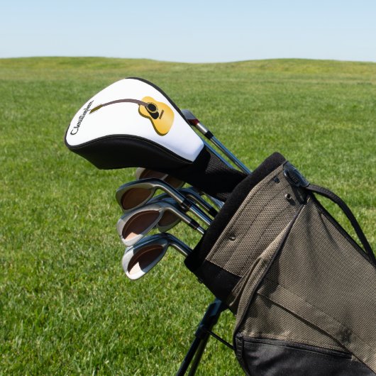 Akustikgitarren-Design Golf Headcover (In SItu)