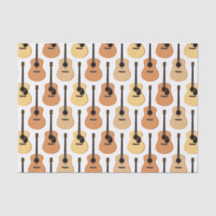 Akustikgitarren-Muster Seidenpapier