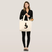 Akustikgitarretasche Jumbo Stoffbeutel (Vorderseite (Model))