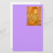 Akustikgitarrezeichnen Briefpapier (Vorne/Hinten)