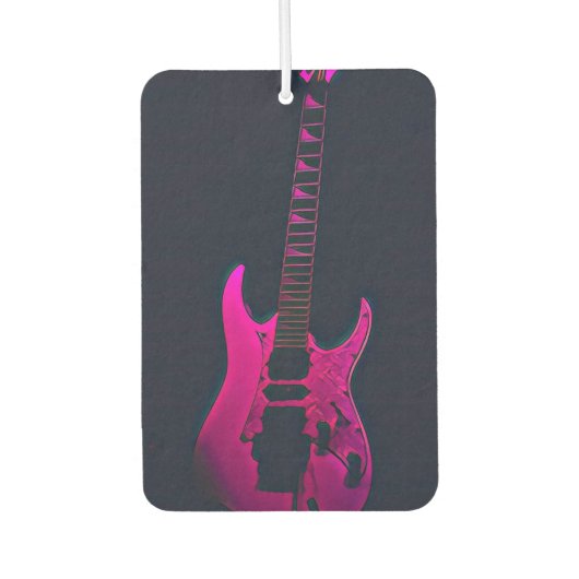 Akustikgitarrist Autolufterfrischer (Vorderseite)