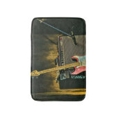 Akustikgitarrist Badematte (Vorderseite Vertikal)