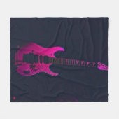 Akustikgitarrist Fleecedecke (Vorderseite (Horizontal))