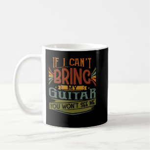 Akustikgitarrist Musical Instrumentator Kaffeetasse