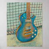 Akustikgitarrist Poster (Vorne)