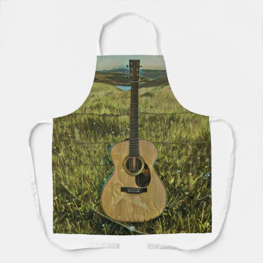 Akustikgitarrist Schürze (Vorderseite)