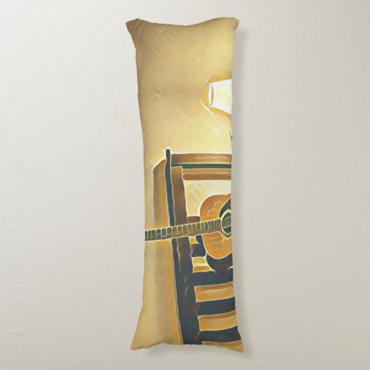 Akustikgitarrist Seitenschläferkissen (Vorderseite Vertikal)