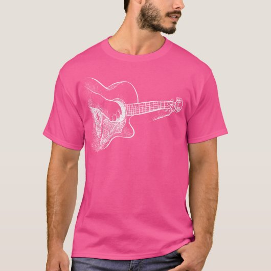 Akustikgitarrist T-Shirt (Vorderseite)