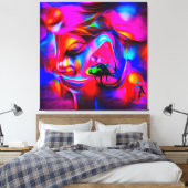 Akustikophobie 2 leinwanddruck (Insitu (Schlafzimmer))